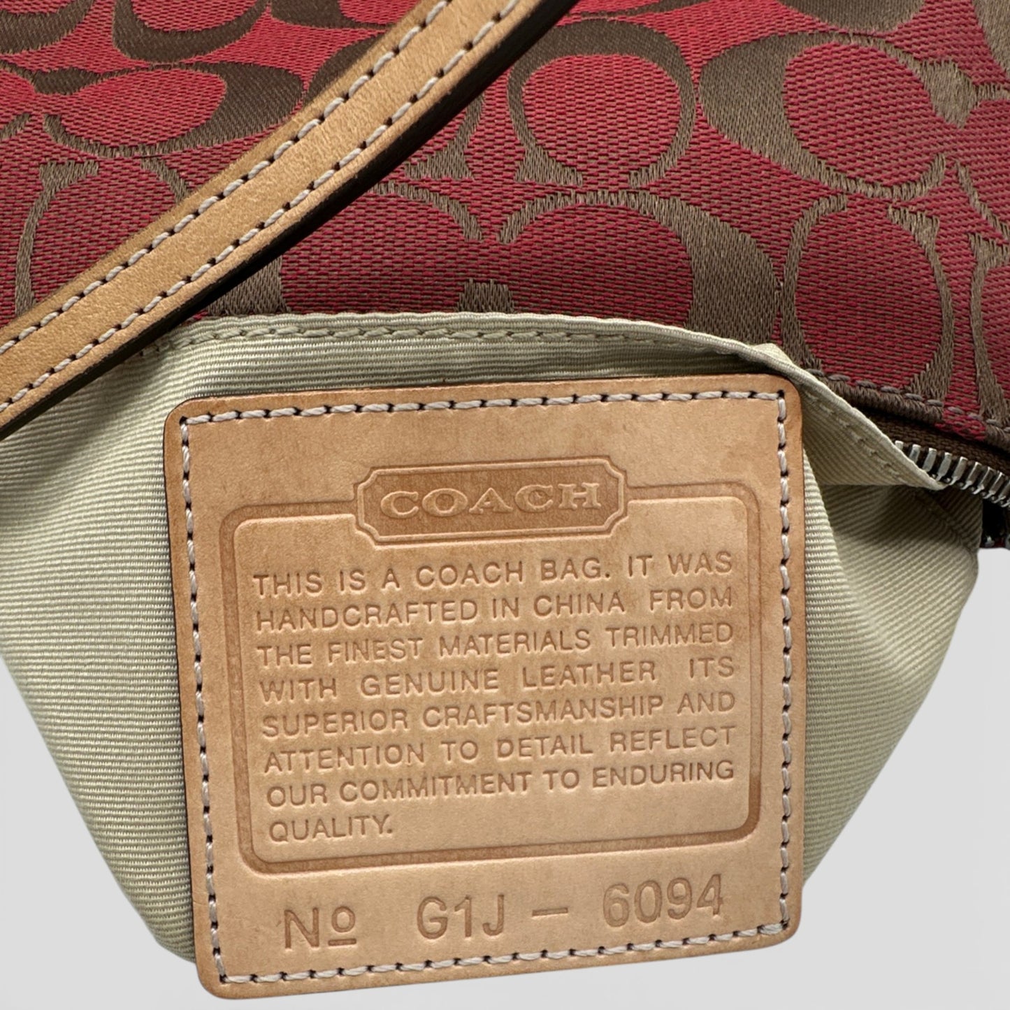 Vintage Coach 6094 Demi Mini Shoulder Bag