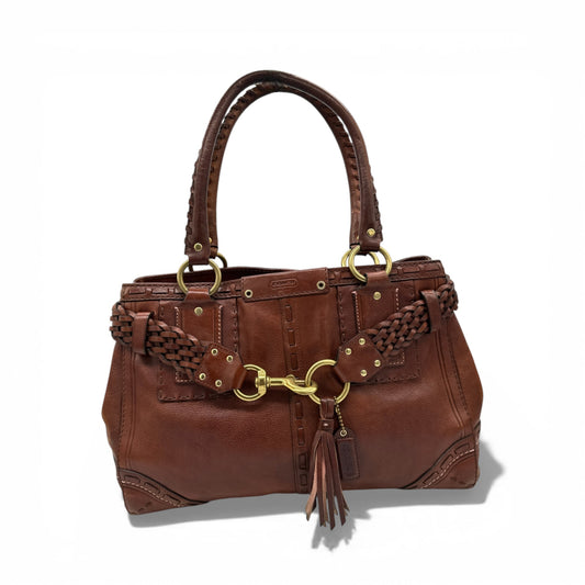 Vintage Coach 9290 Hamptons Clip Tote Handbag