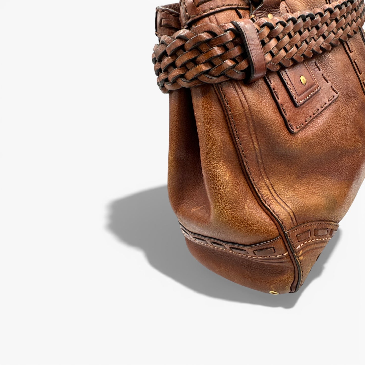 Vintage Coach 9290 Hamptons Clip Tote Handbag