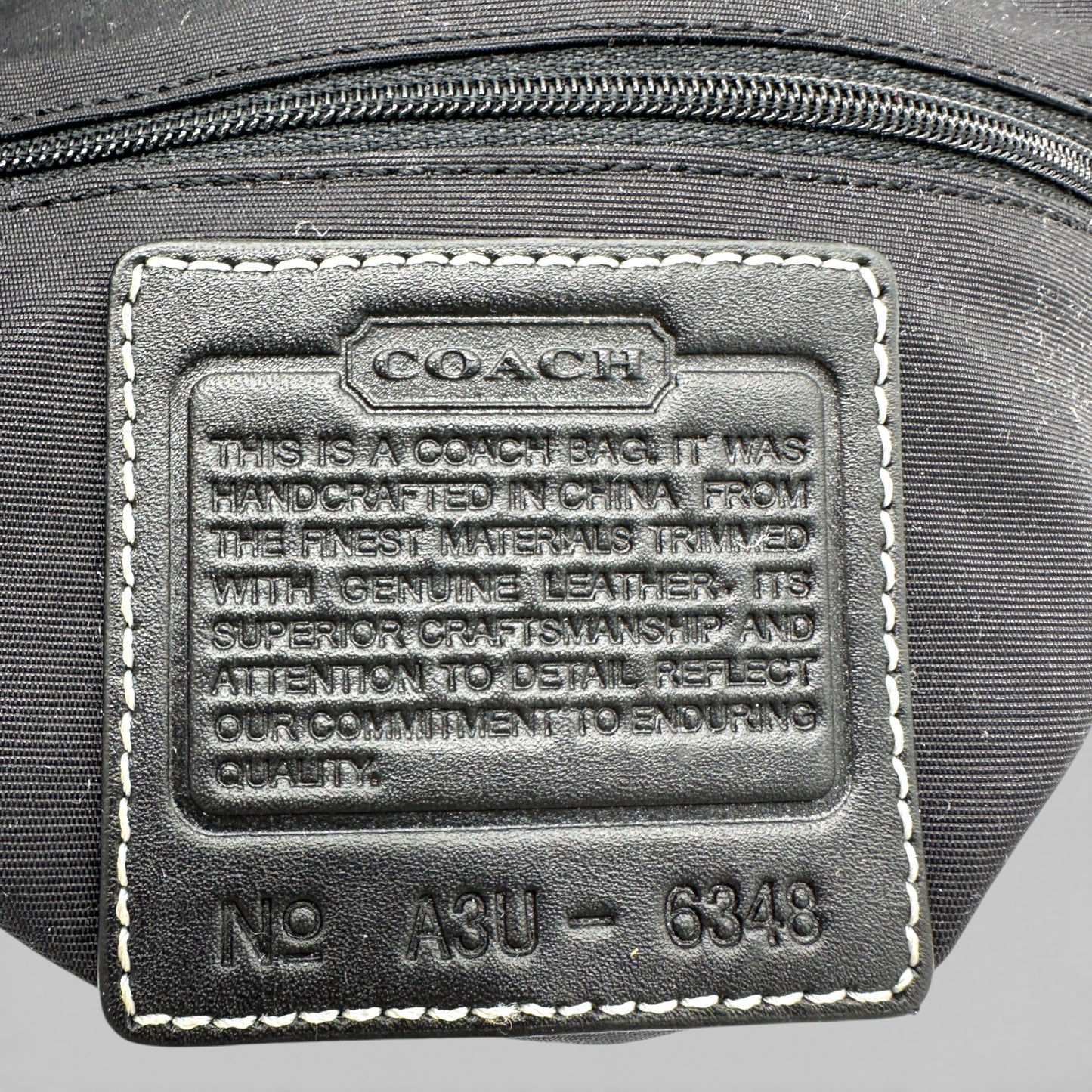 Vintage Coach 6348 Demi Hampton Clip Shoulder Bag