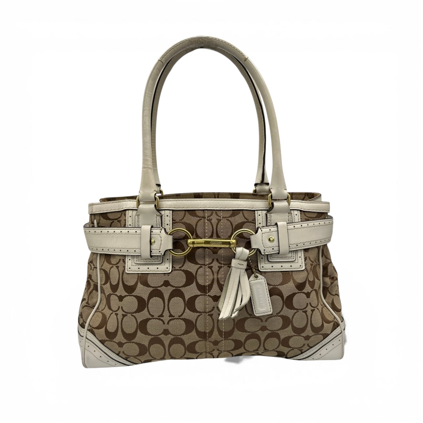 Vintage Coach F10508 Hamptons Horsebit Handbag