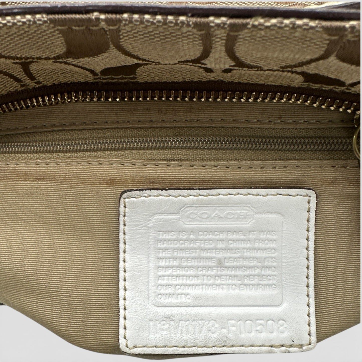 Vintage Coach F10508 Hamptons Horsebit Handbag