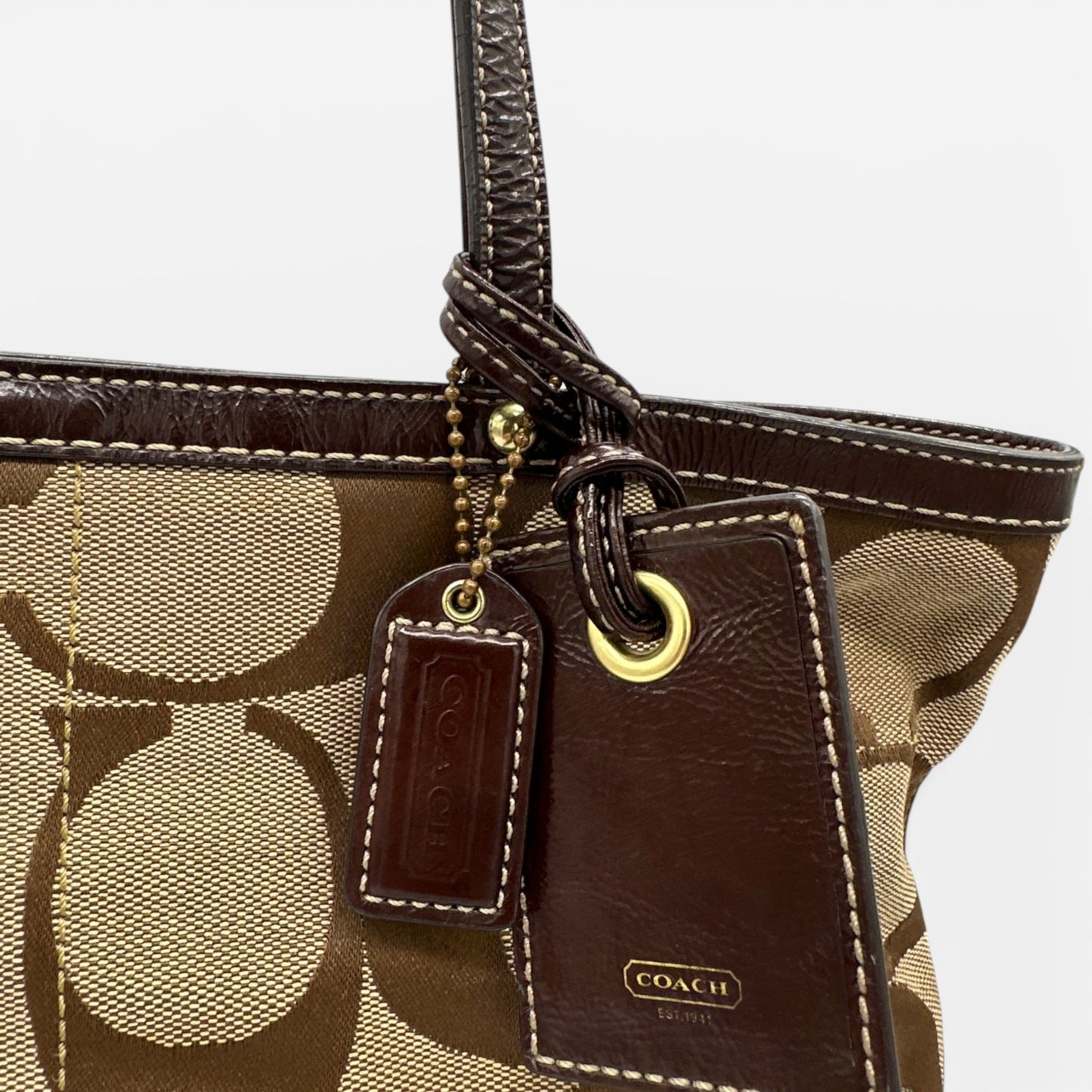 Vintage Coach 10124 Tote Handbag