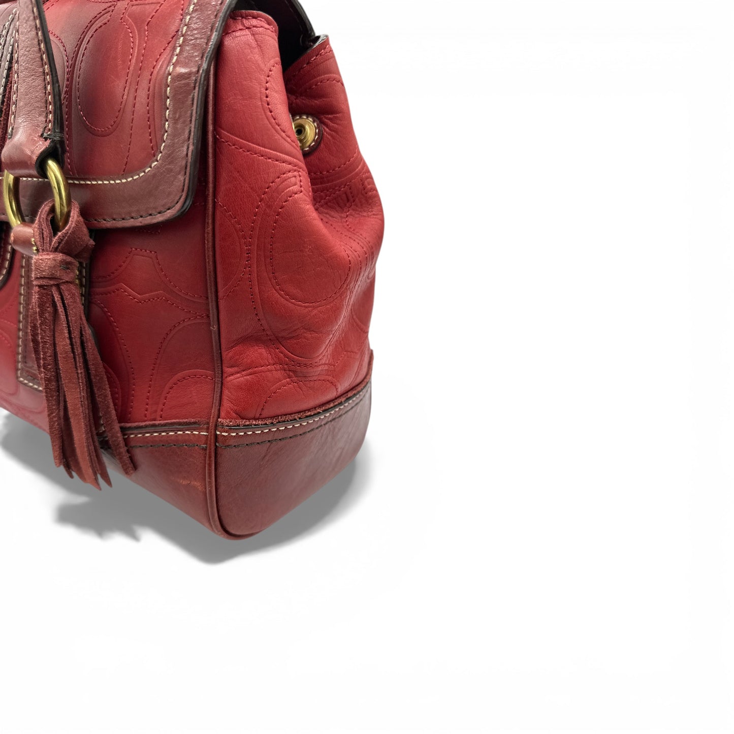 Vintage Coach 11332 Hamptons Turnlock Shoulder Bag