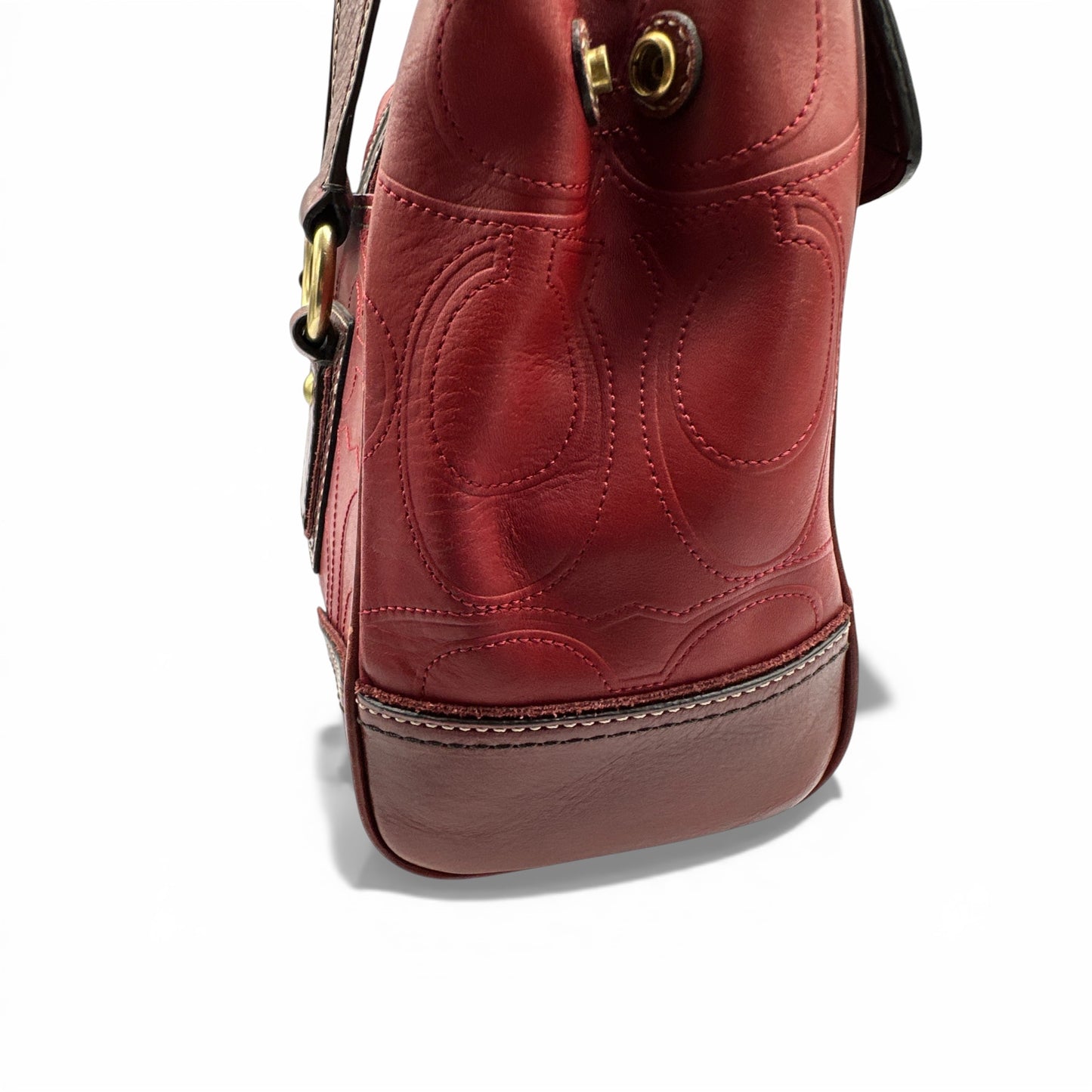 Vintage Coach 11332 Hamptons Turnlock Shoulder Bag