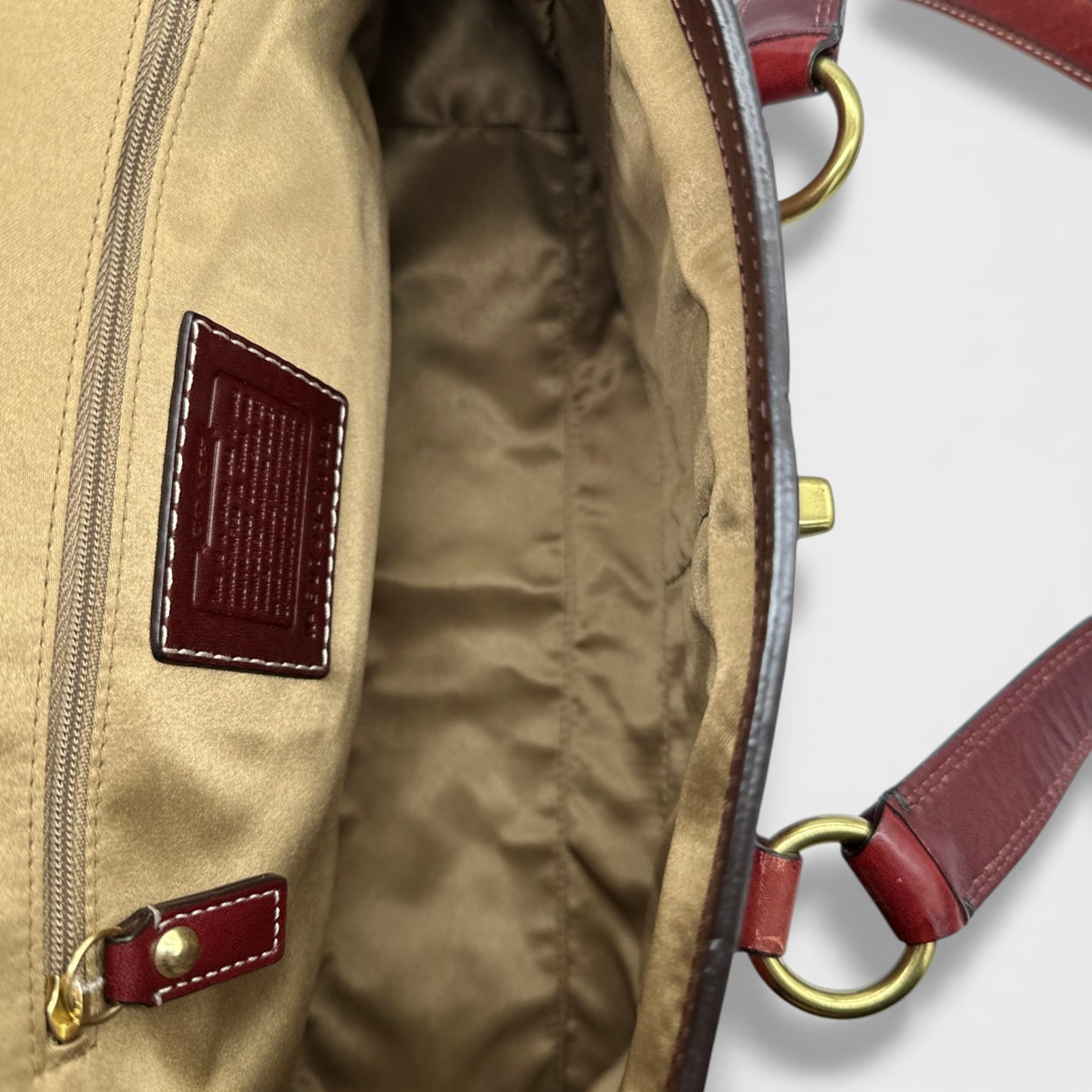 Vintage Coach 11332 Hamptons Turnlock Shoulder Bag