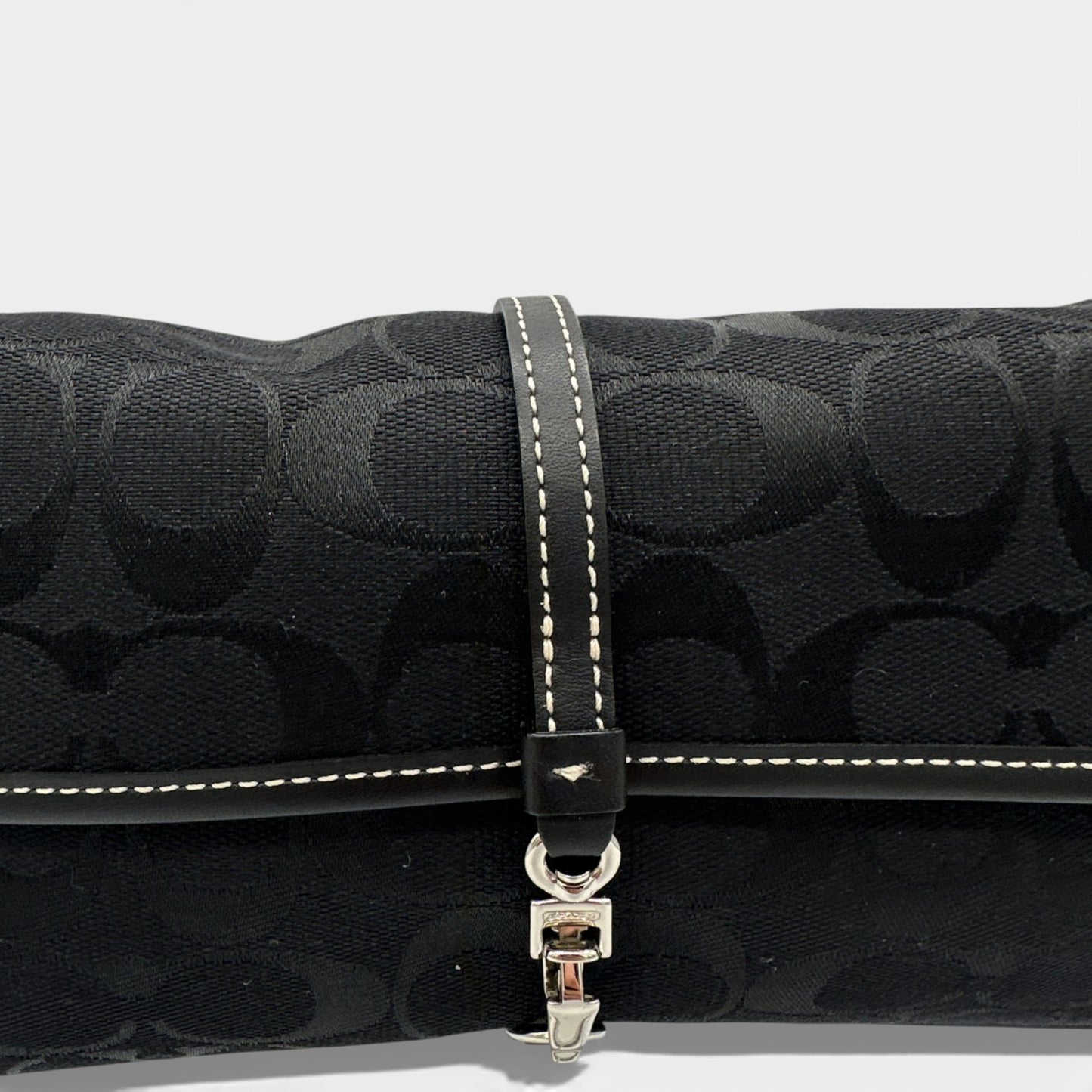 Vintage Coach 6348 Demi Hampton Clip Shoulder Bag