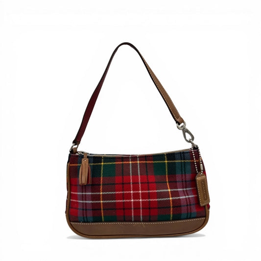 Vintage Coach 8935 Tartan Demi Shoulder Bag