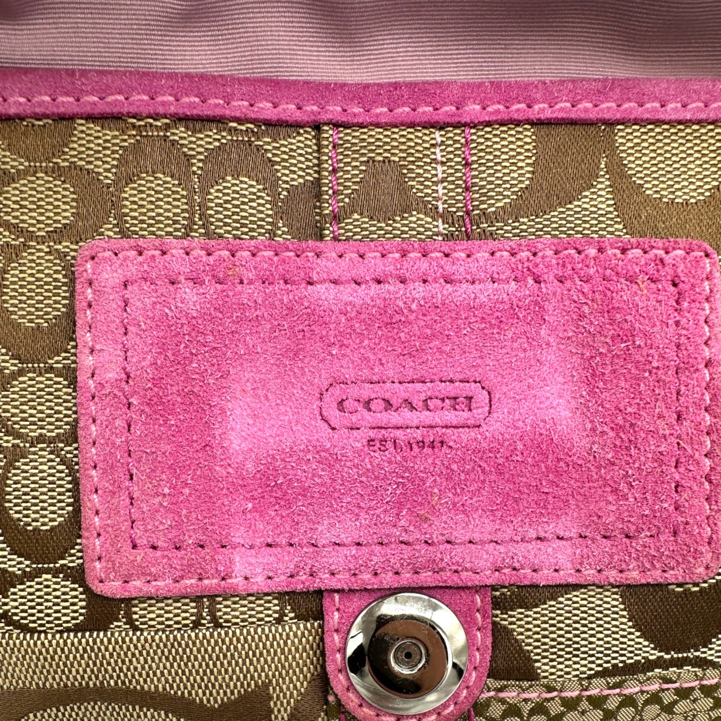 Vintage Coach 8K38 Soho Schultertasche mit Schnalle (Y2K) und Python-Besatz