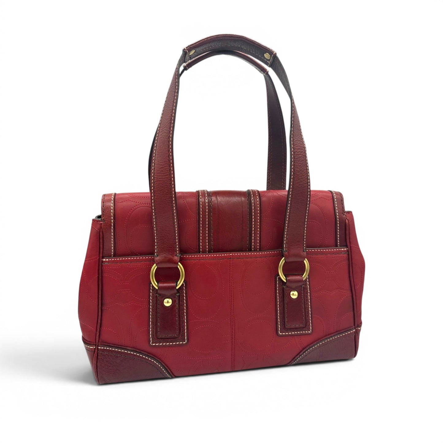 Vintage Coach 11330 Hamptons Turnlock Schultertasche