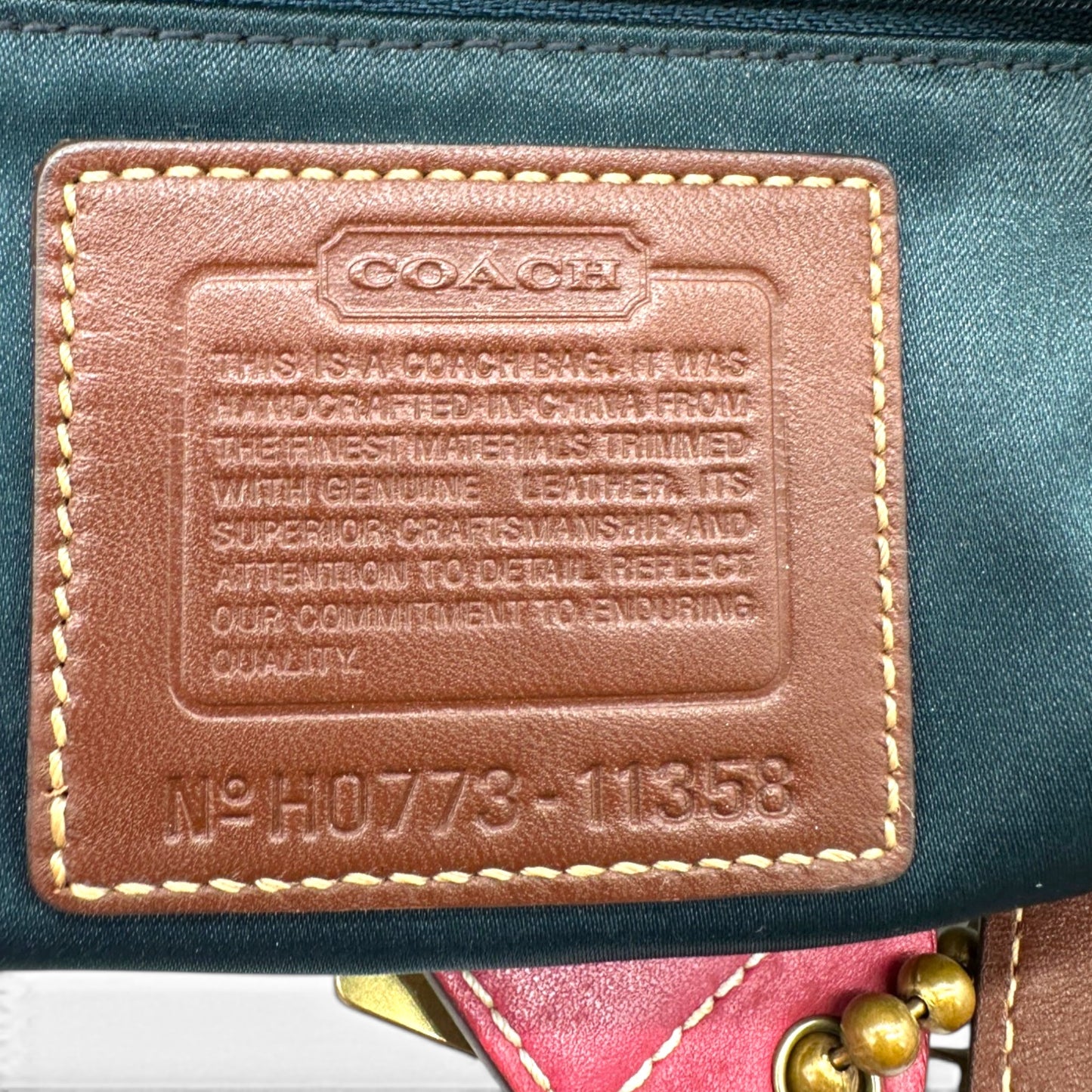 Vintage Coach 11358 Legacy Tote Handtasche