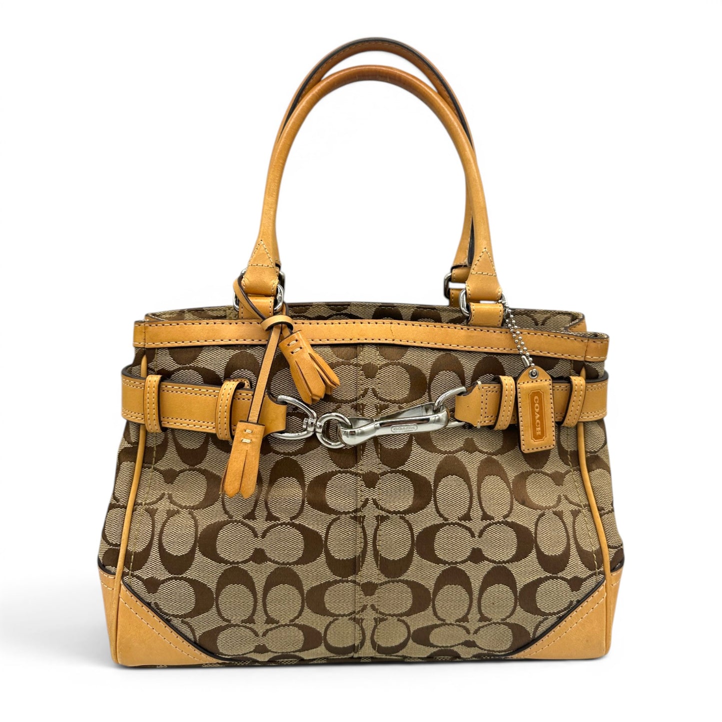 Vintage Coach 8K06 Hampton Clip Handtasche