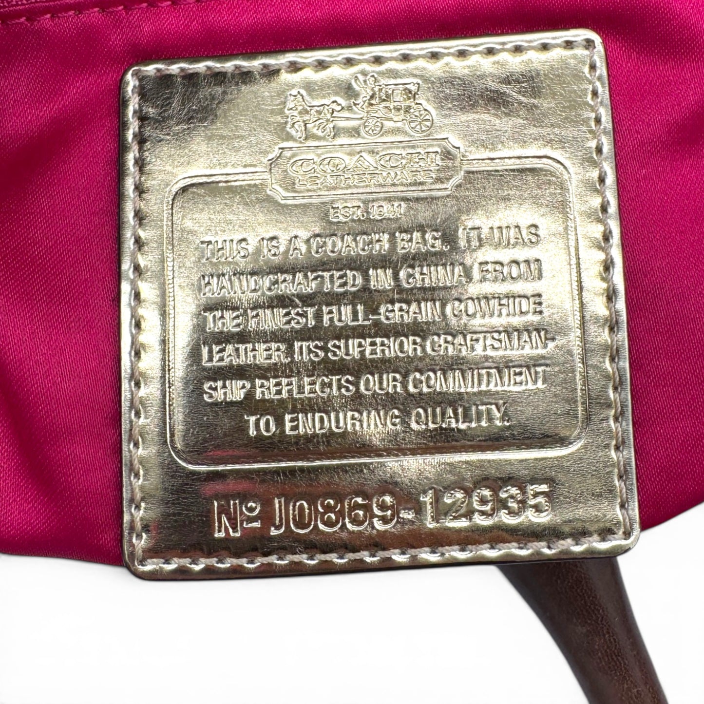 Sac bandoulière vintage Coach 12935 Madison 2 en 1