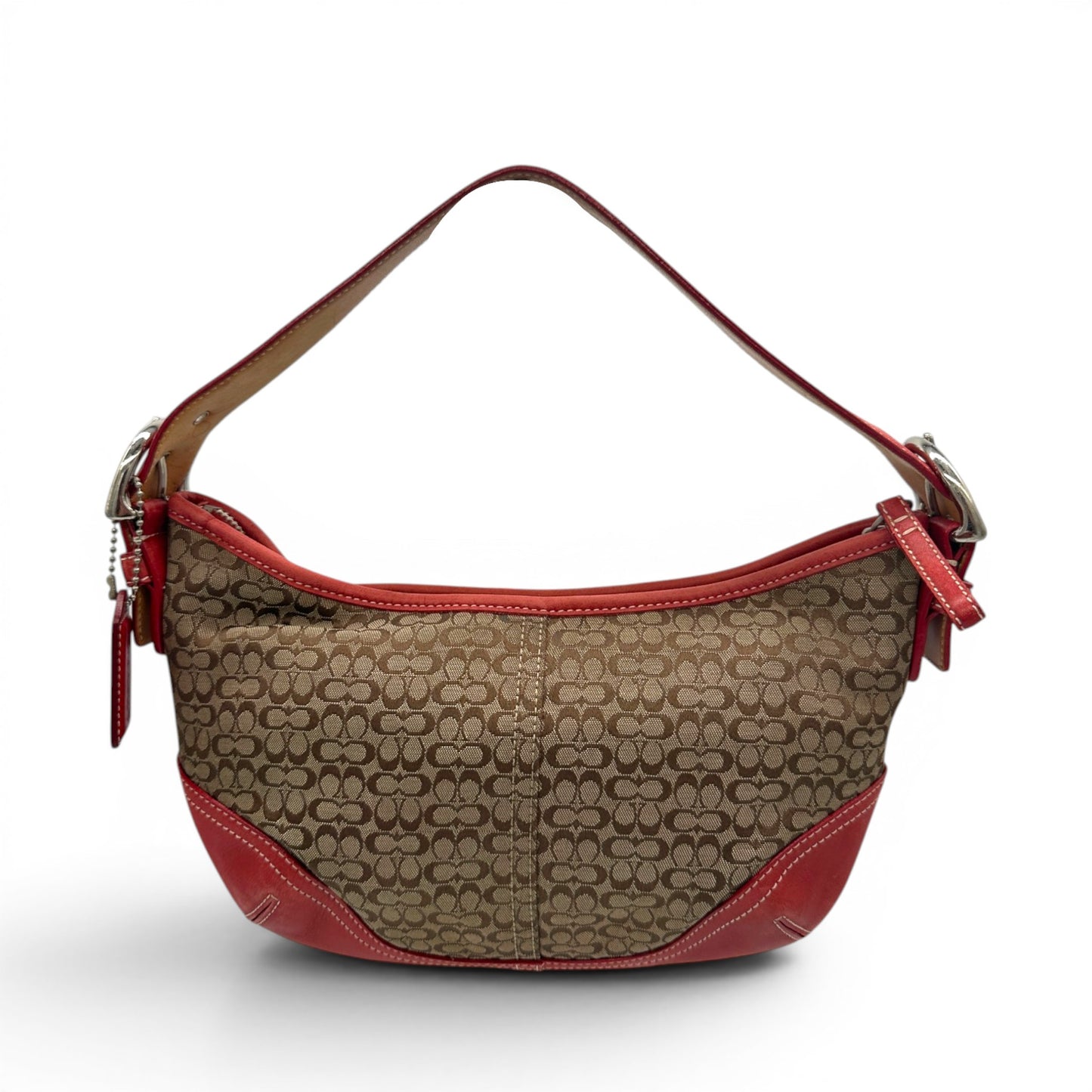 Vintage Coach 6351 Rote Soho Schultertasche