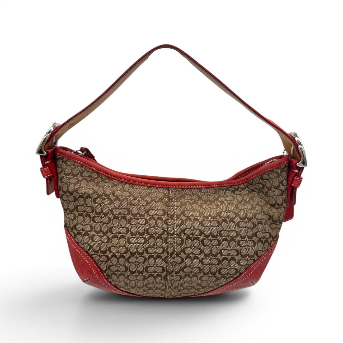 Vintage Coach 6351 Rote Soho Schultertasche