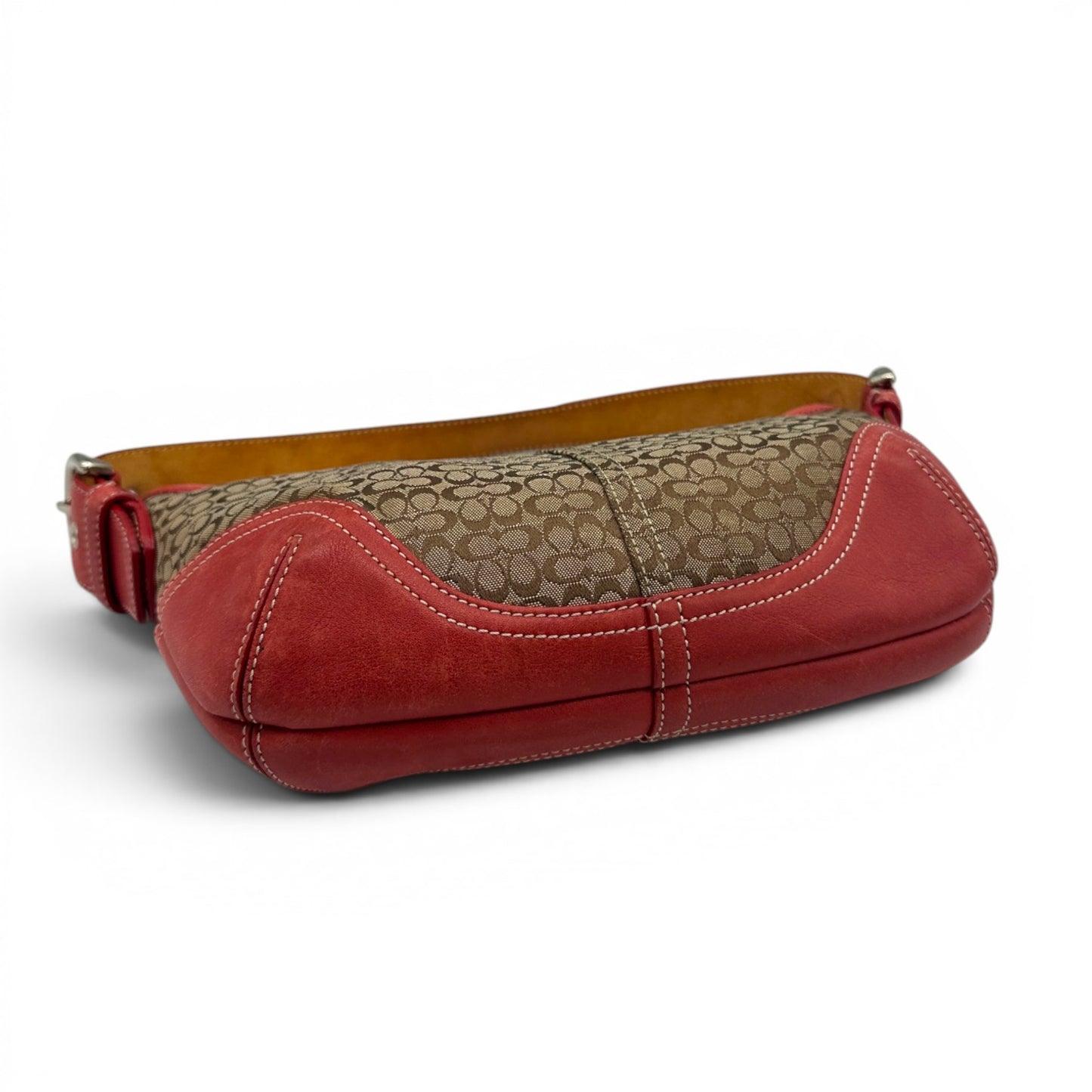 Vintage Coach 6351 Rote Soho Schultertasche