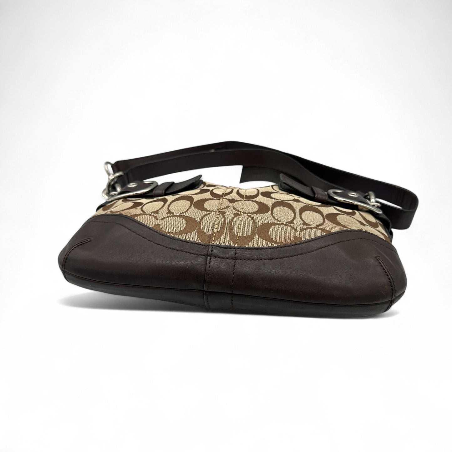 Vintage Coach F17169 Soho Double Buckle Shoulder Bag