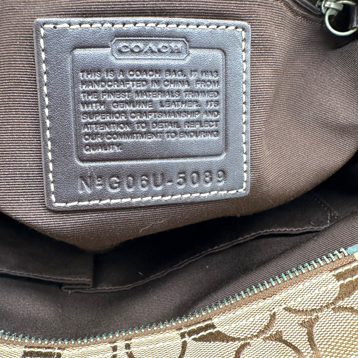 Vintage Coach 5089 Soho Tote Shoulder Bag