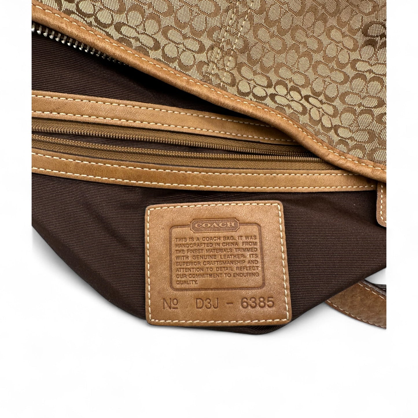 Vintage Coach Croissant 6385 Slouchy Shoulder Bag