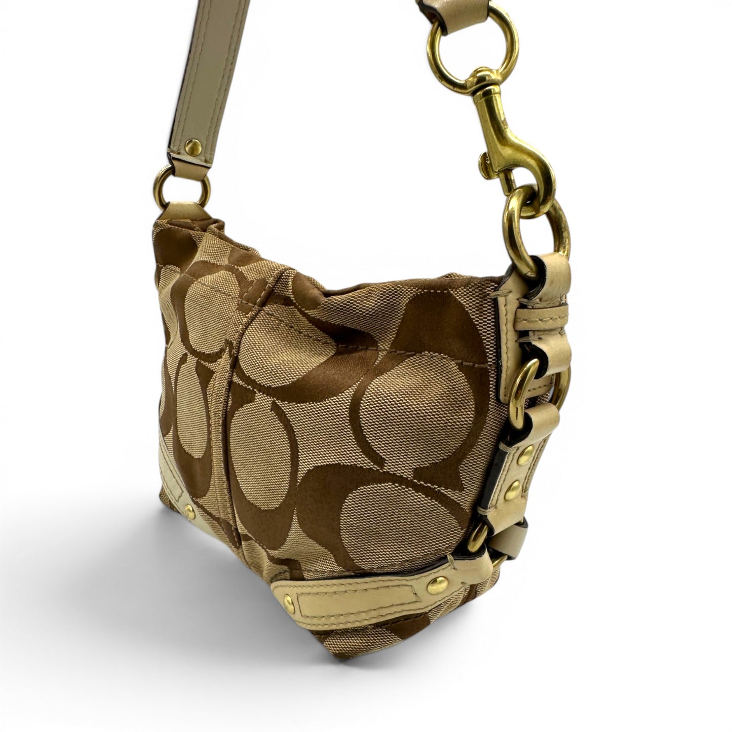 Vintage Coach 40347 Mini Carly Schultertasche