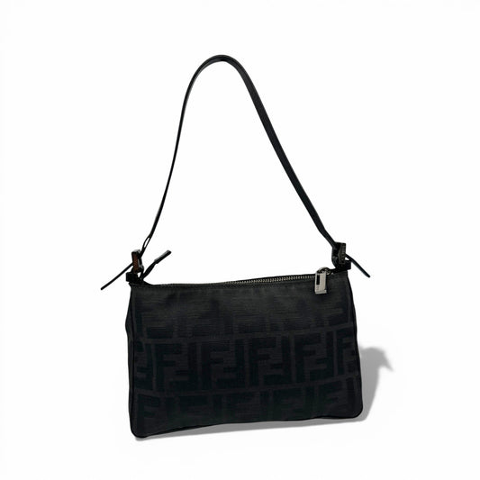 Vintage Fendi Zucca Monogram Shoulder Bag