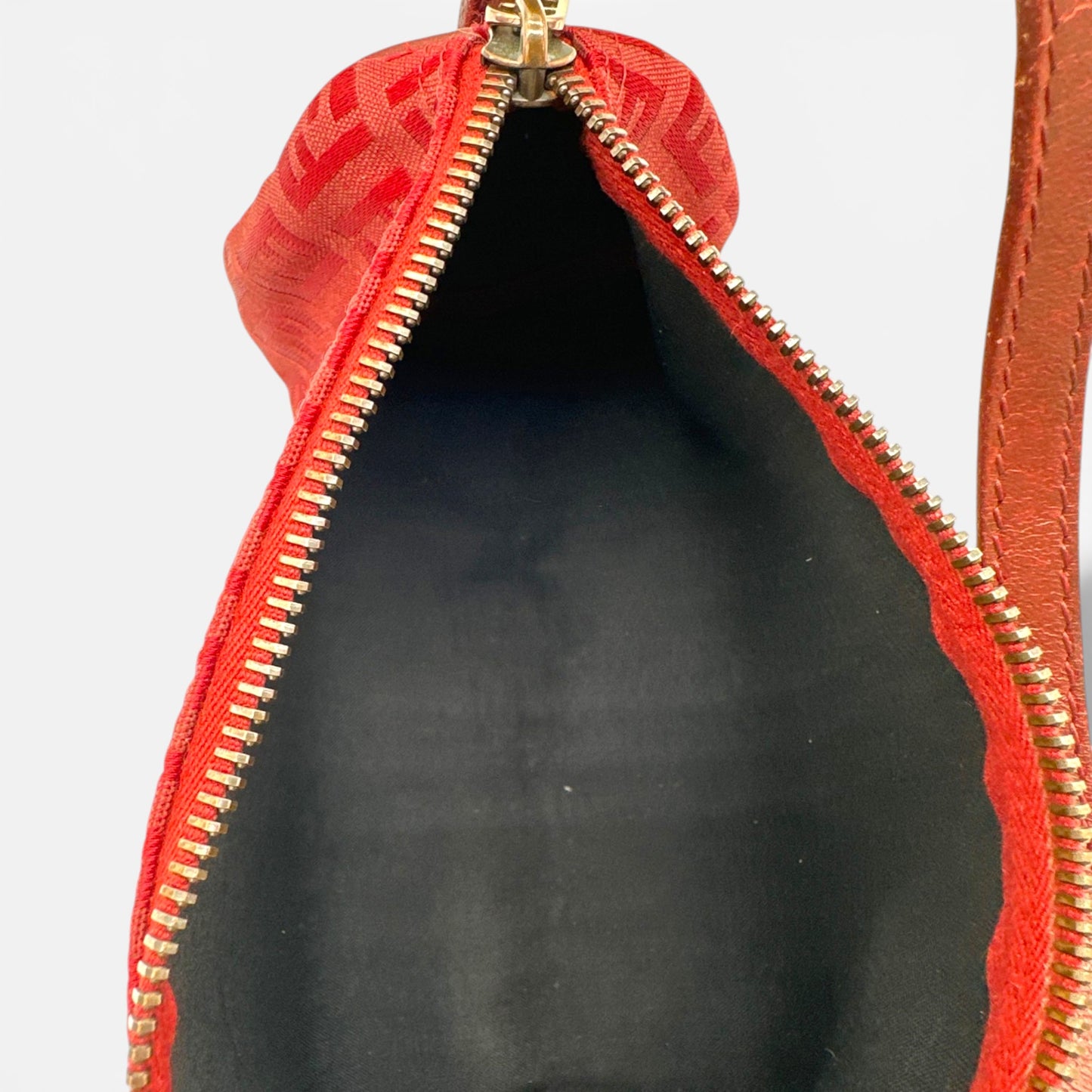 Vintage Fendi Zucchino Mini Barrel Handtasche