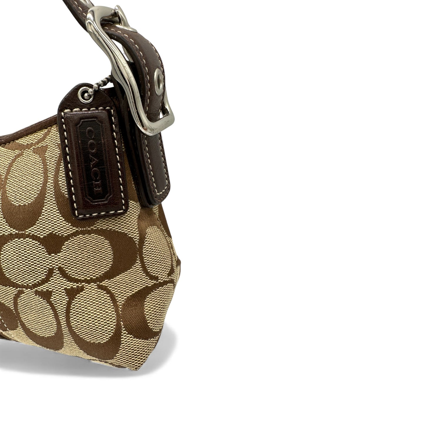 Vintage Coach 8K09 East West Baguette Shoulder Bag