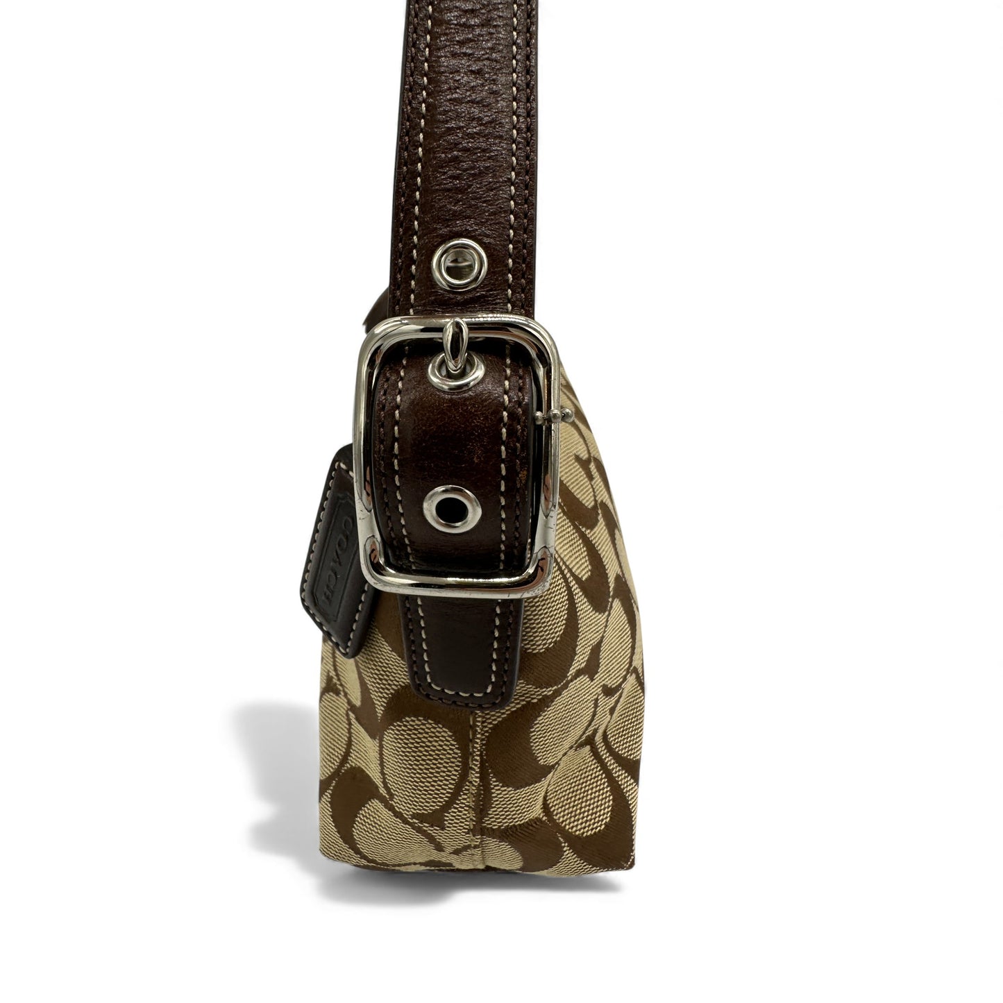 Vintage Coach 8K09 East West Baguette Shoulder Bag