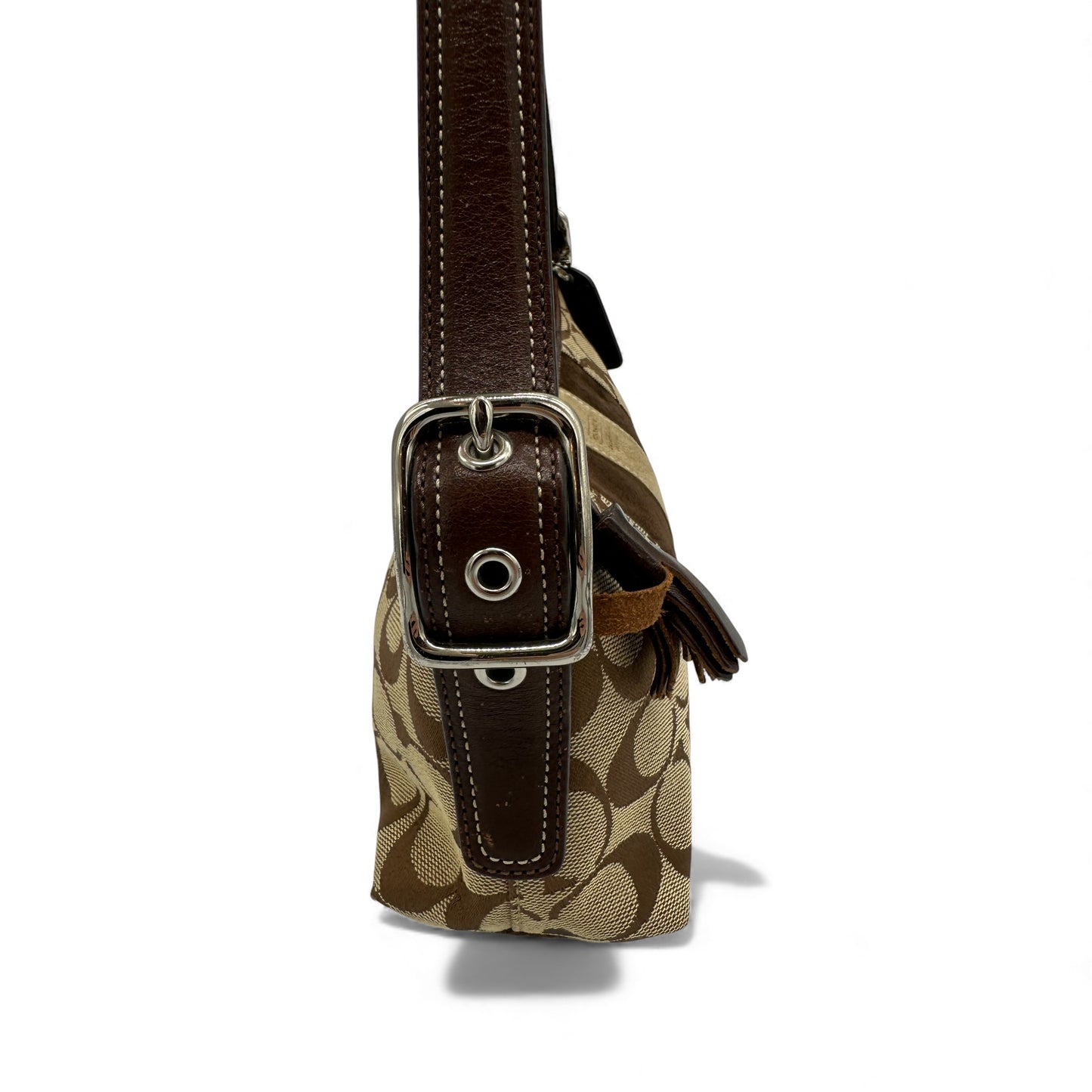 Vintage Coach 8K09 East West Baguette Shoulder Bag