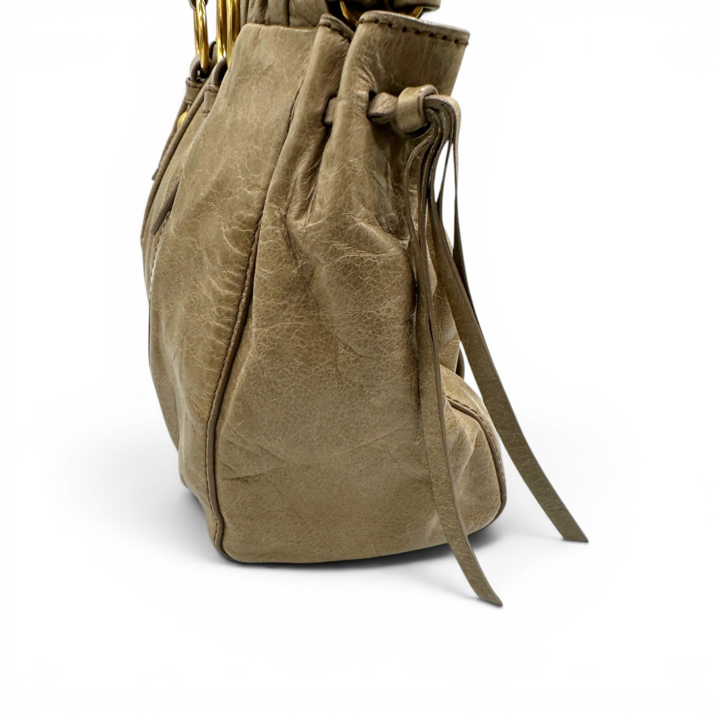 Sac à main vintage Miu Miu Vitello Lux 2 en 1