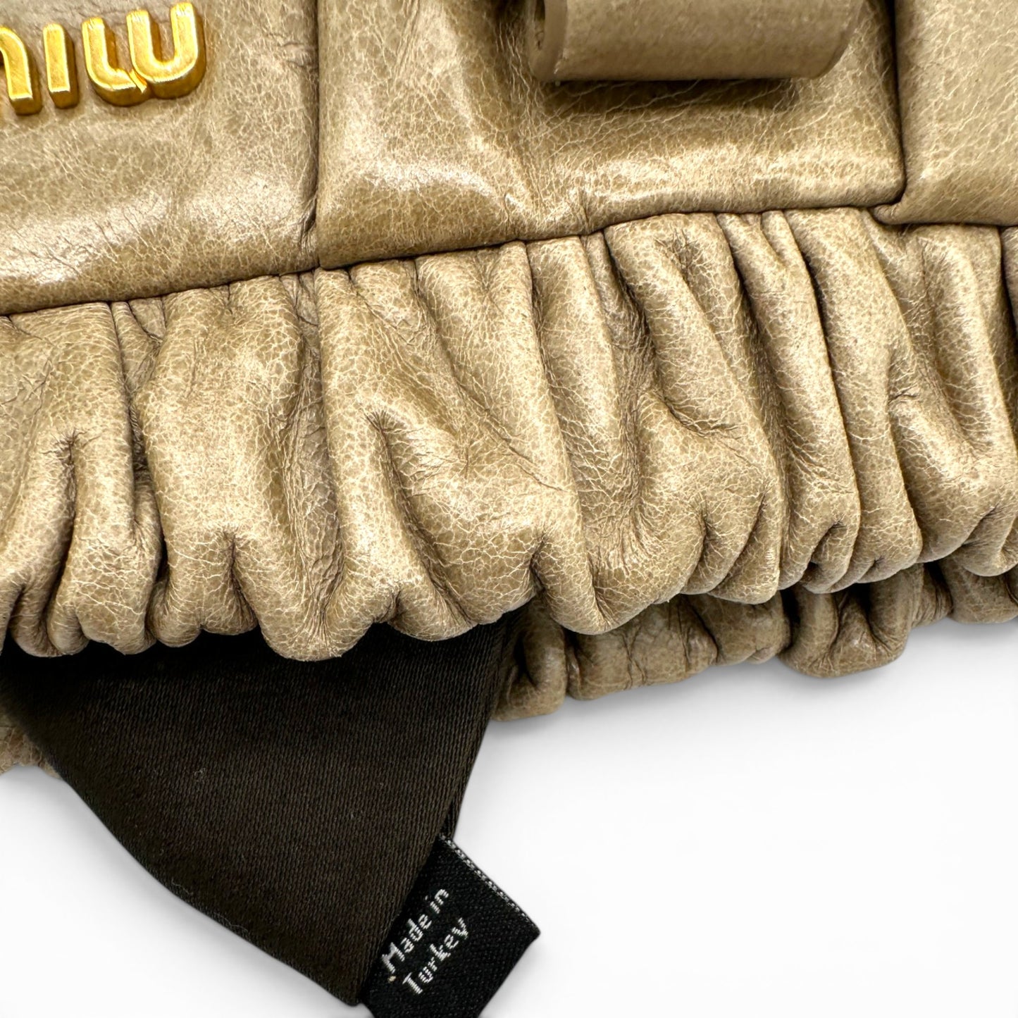Sac à main vintage Miu Miu Vitello Lux 2 en 1