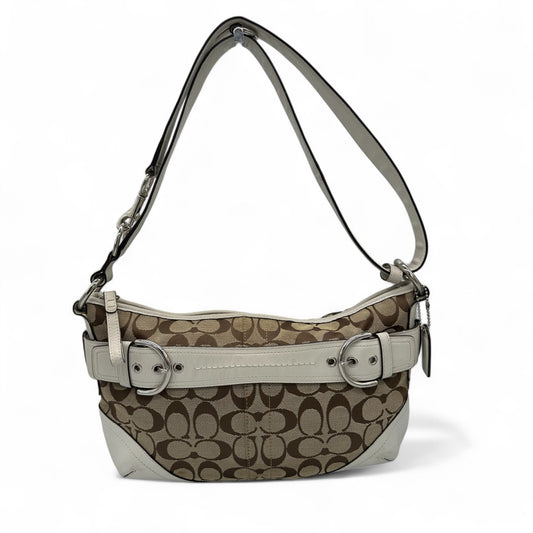 Vintage Coach F07077 Soho Double Buckle Shoulder Bag