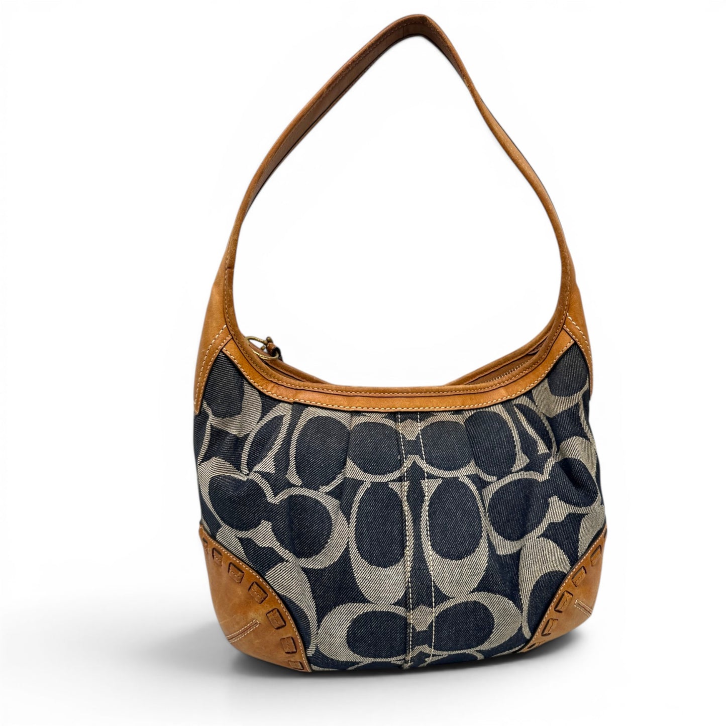 Vintage Coach F12748 Denim Ergo Schultertasche