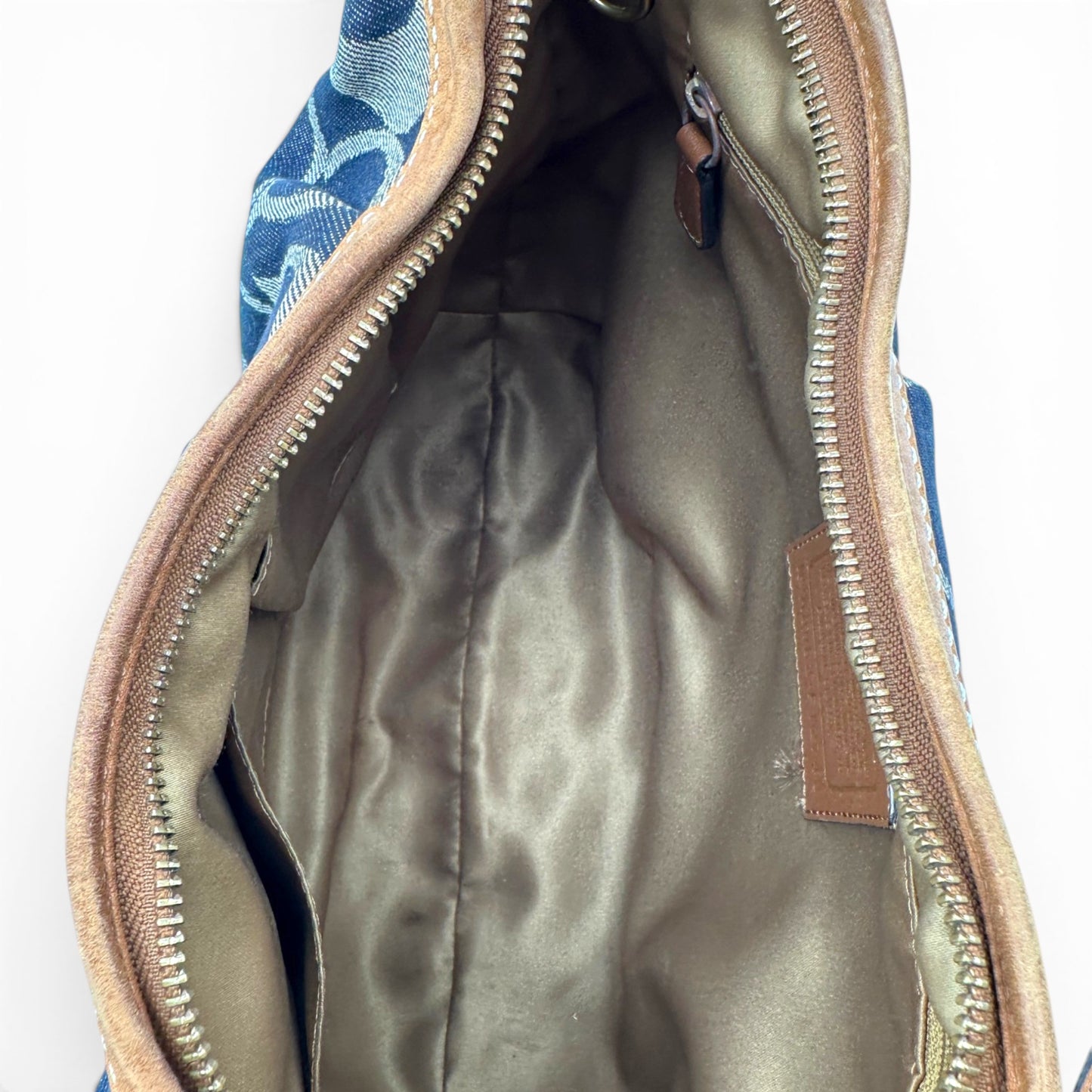 Vintage Coach F12748 Denim Ergo Schultertasche
