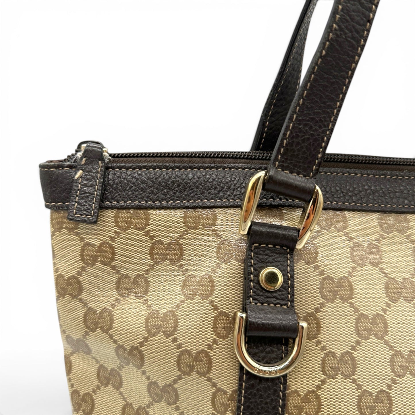 Sac cabas vintage Gucci Abbey