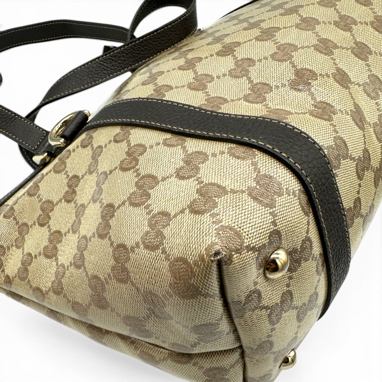 Sac cabas vintage Gucci Abbey