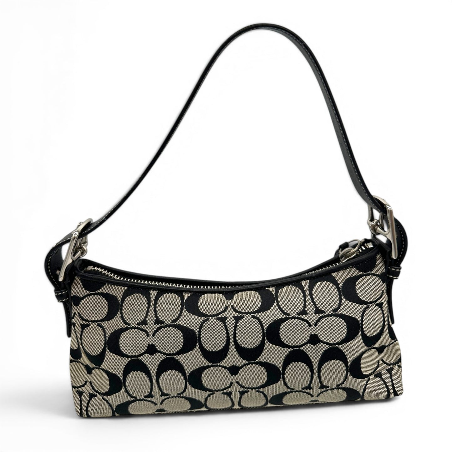 Sac bandoulière vintage Coach 6371 East West Baguette