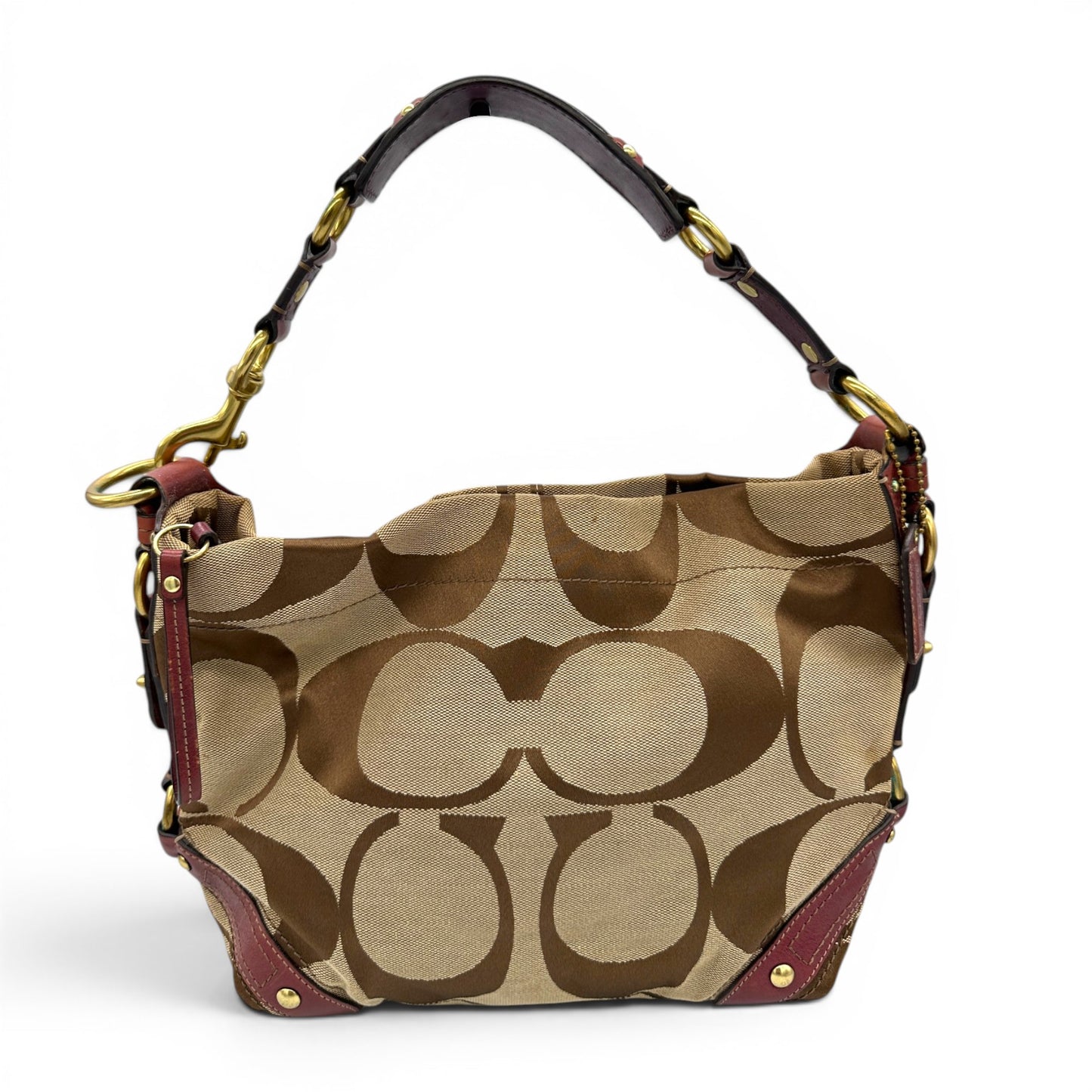 Vintage Coach 10620 Große Carly Schultertasche
