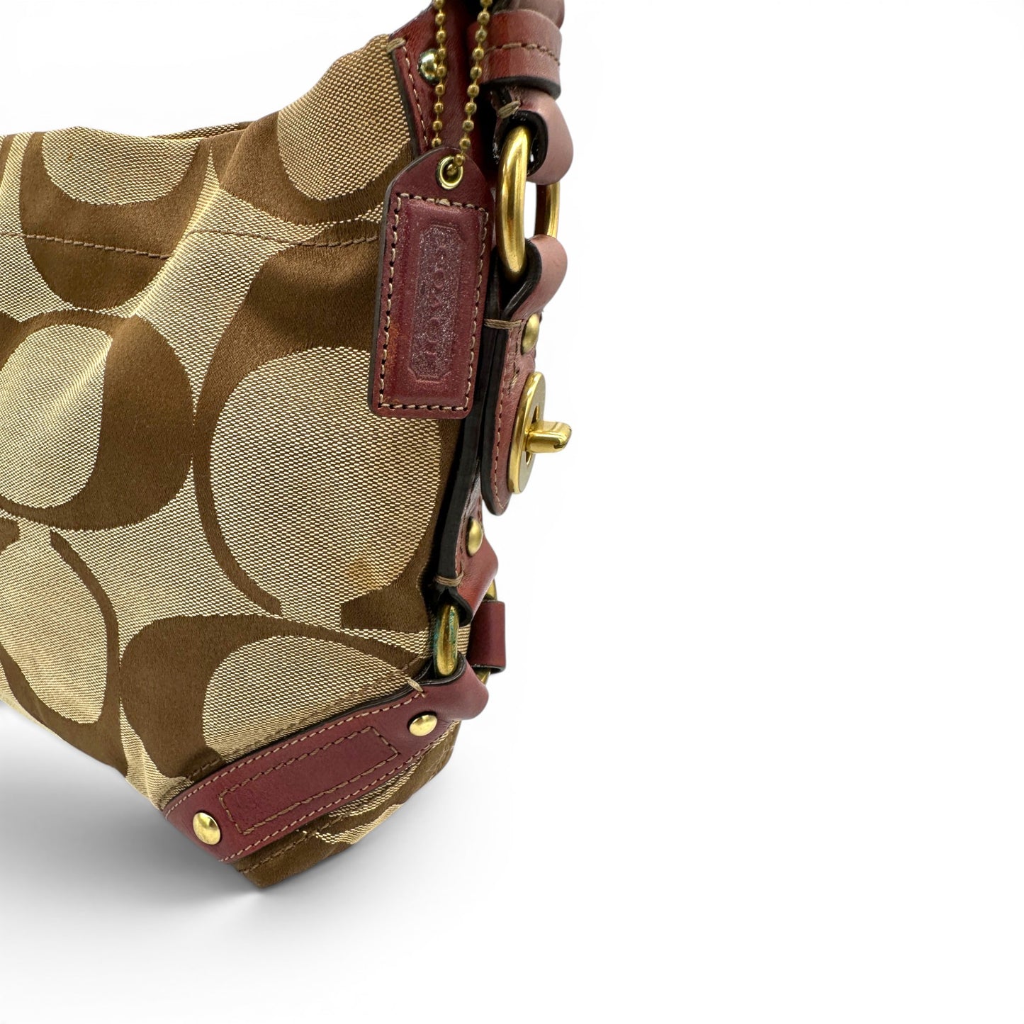 Vintage Coach 10620 Große Carly Schultertasche