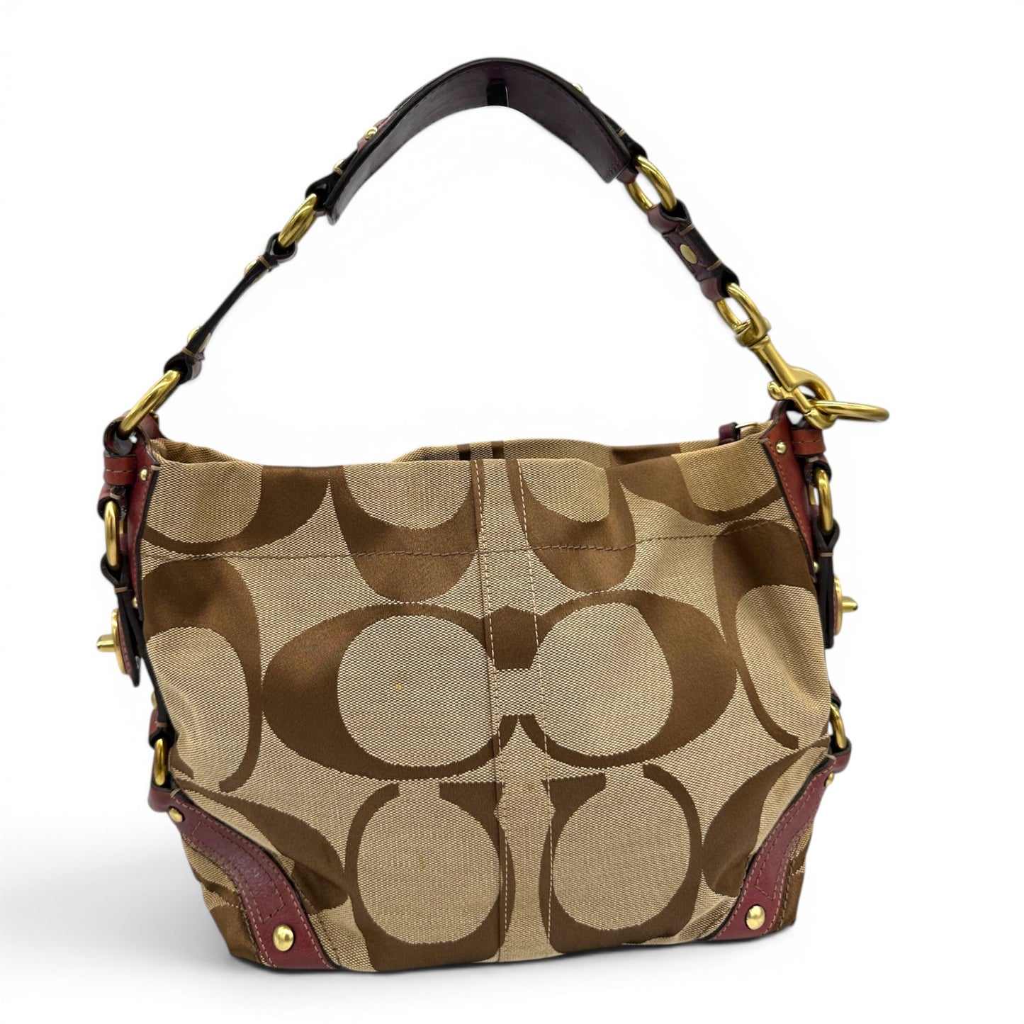 Vintage Coach 10620 Große Carly Schultertasche