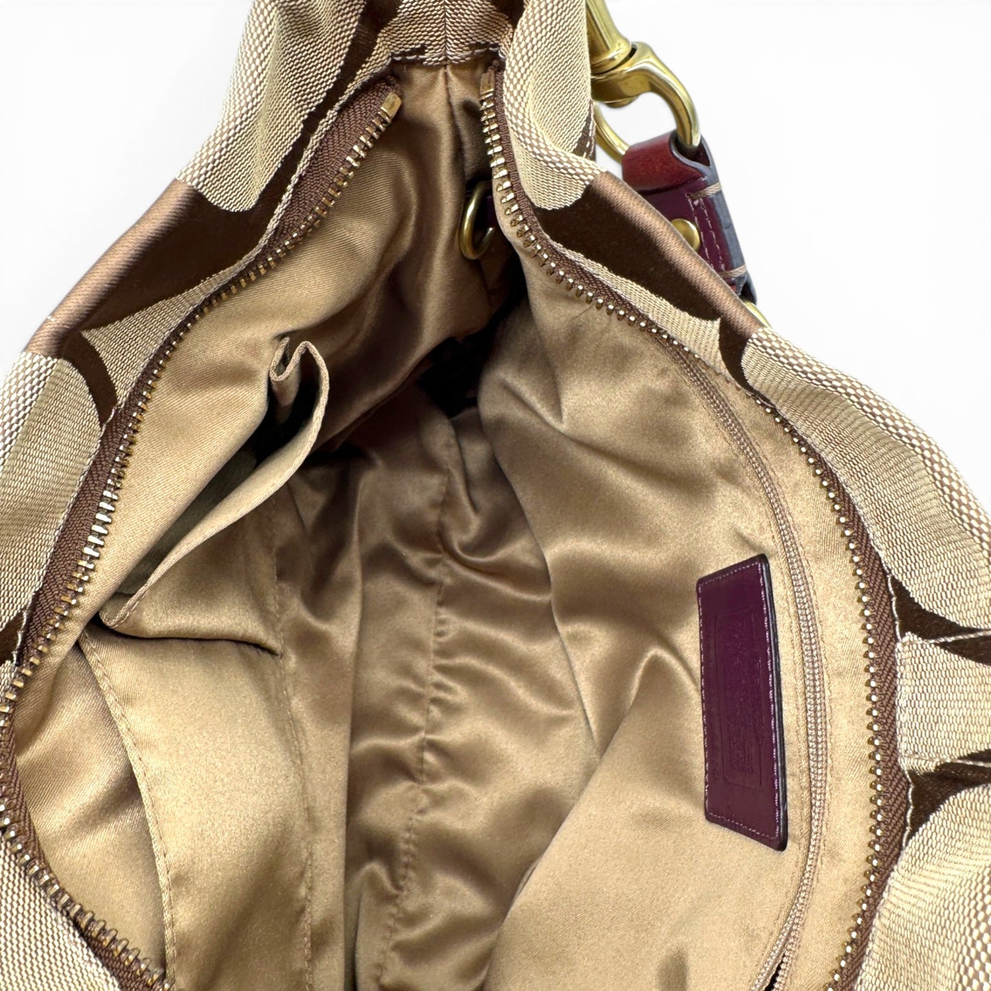 Vintage Coach 10620 Große Carly Schultertasche