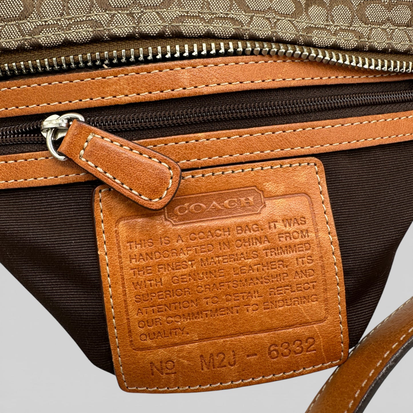 Vintage Coach 6332 Schultertasche