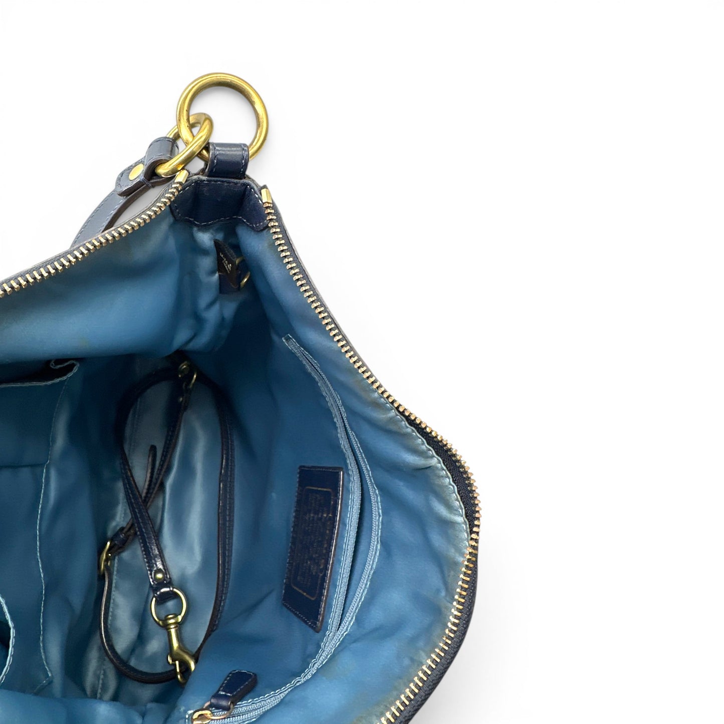 Vintage Coach F11179 Denim Tote Schultertasche