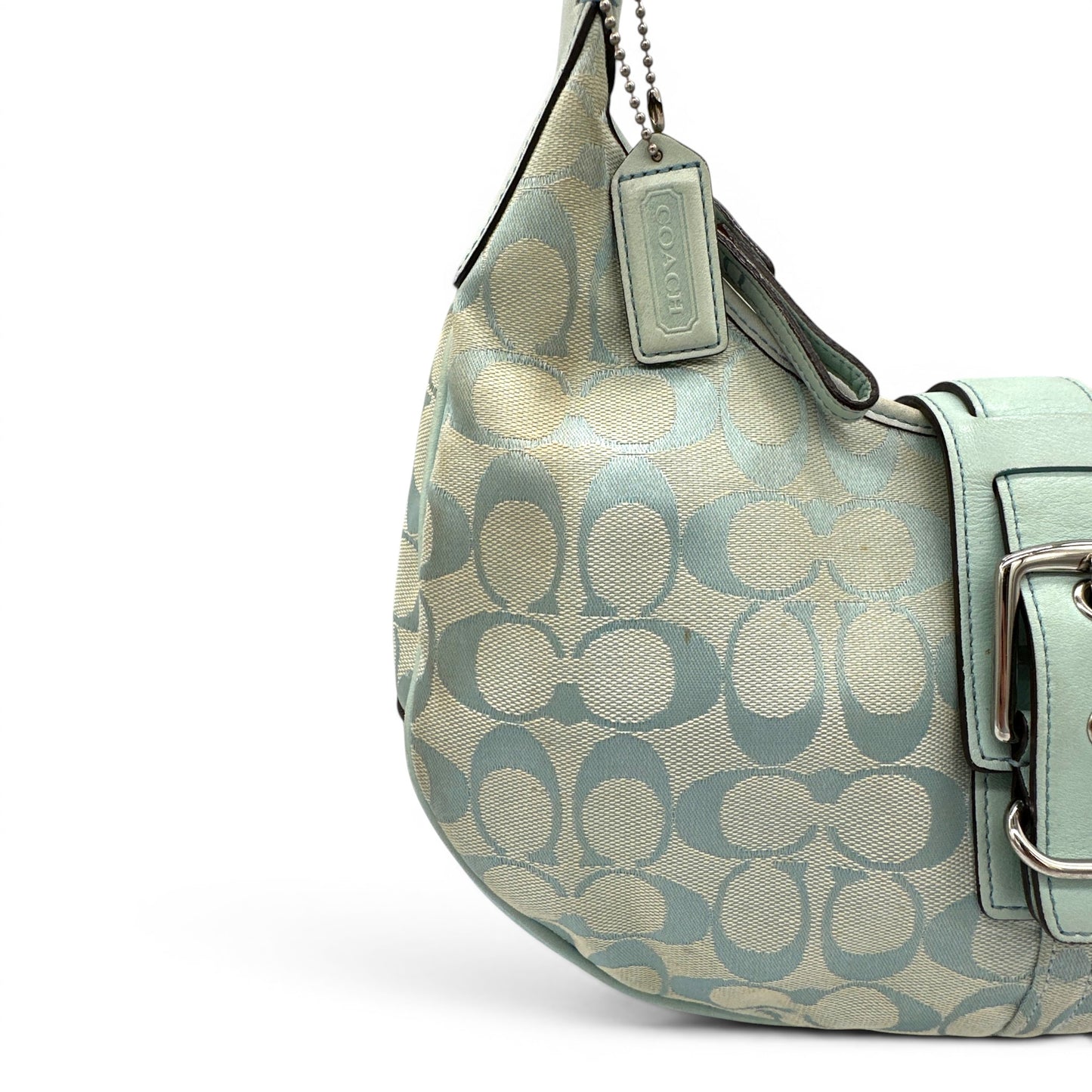 Sac à bandoulière vintage Coach 6363 Crescent Soho à boucle