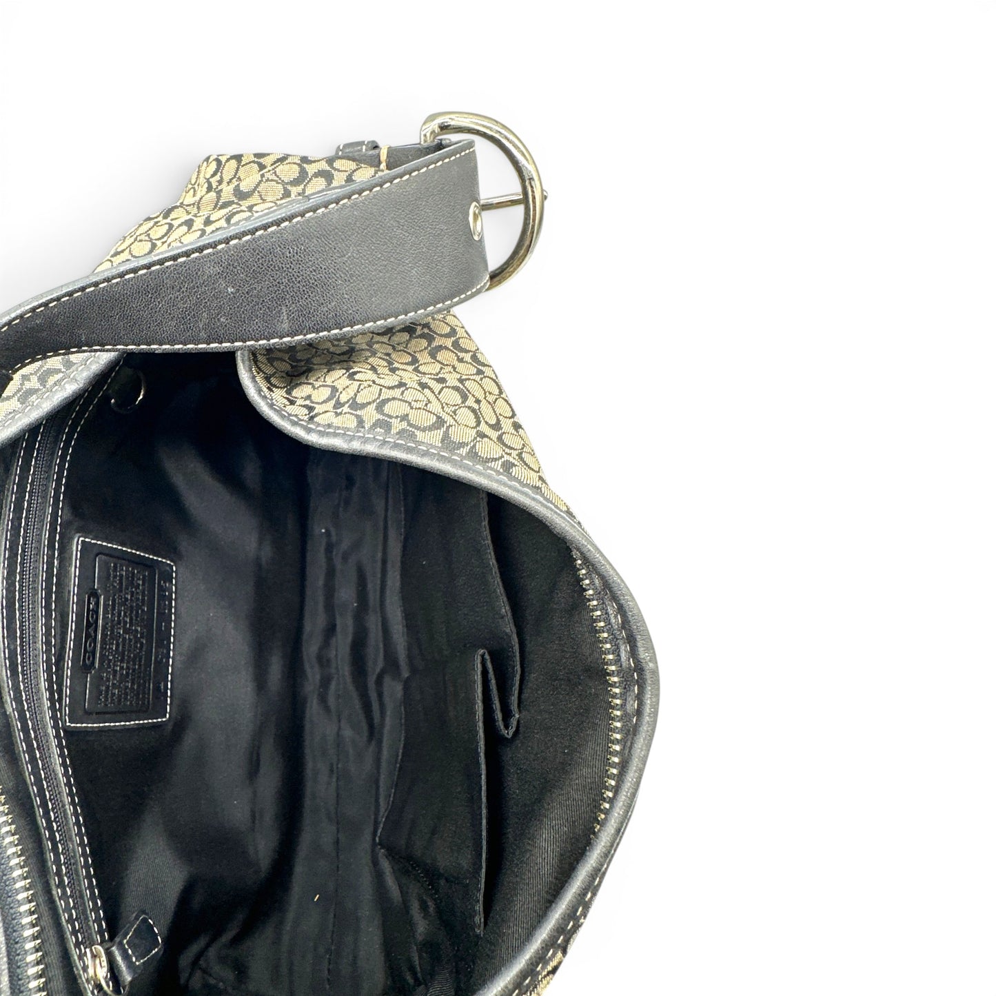 Sac bandoulière souple Coach Croissant 6385 vintage