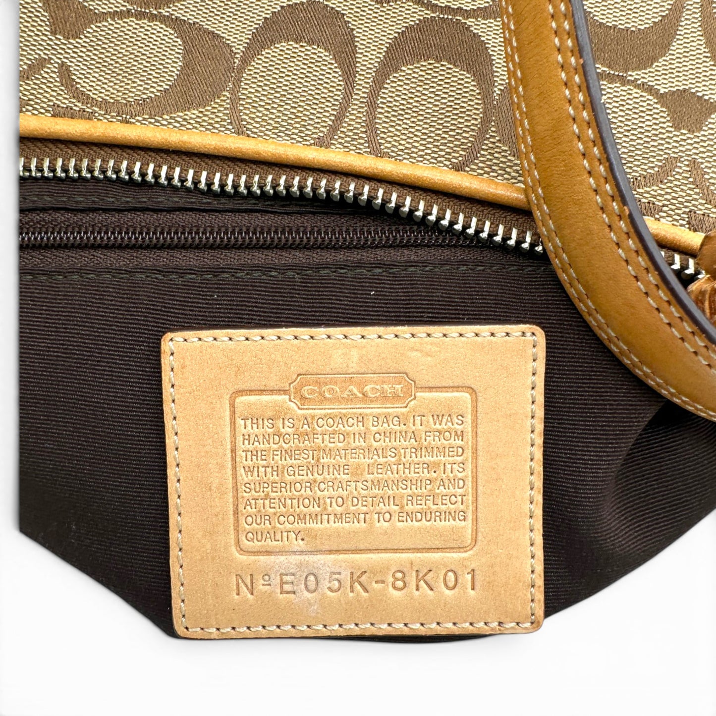 Vintage Coach 8K01 Baguette Shoulder Bag