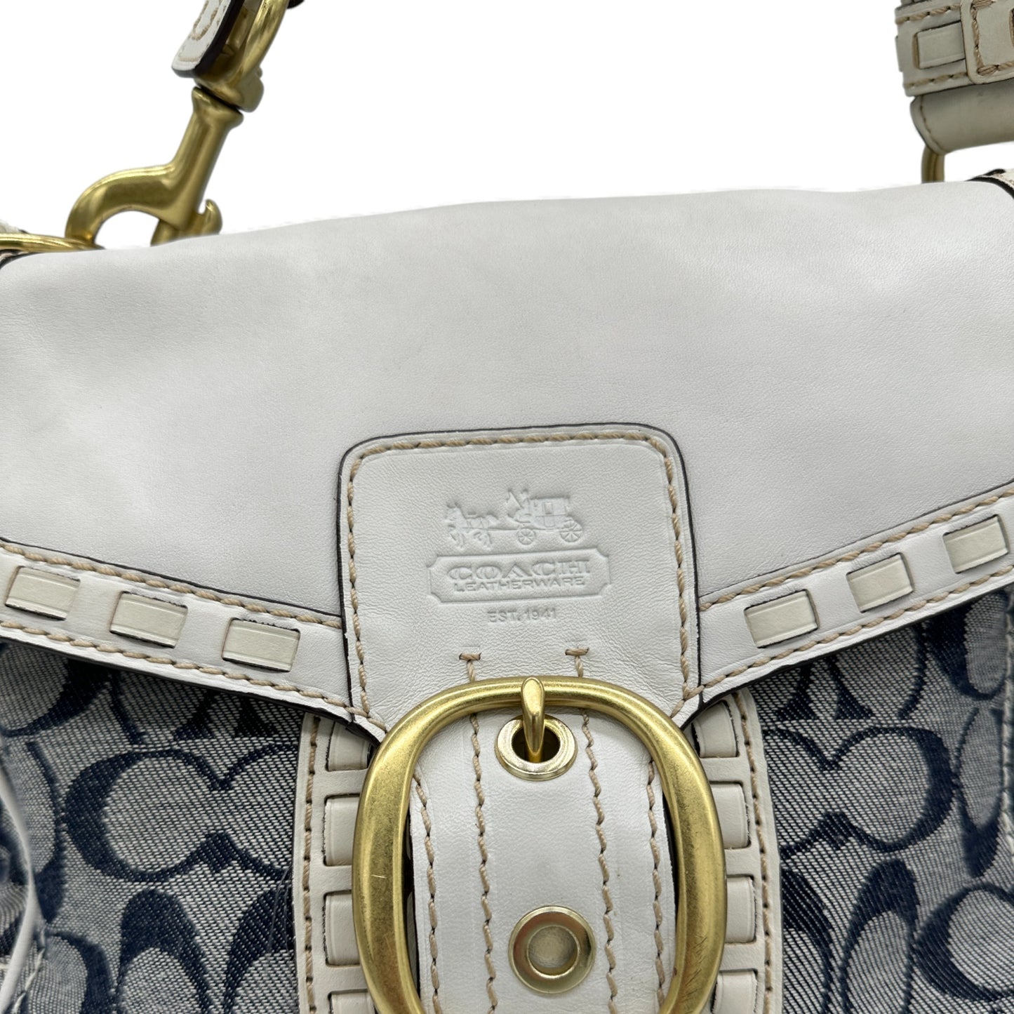 Vintage Coach 11585 Bleecker Buckle Shoulder Bag