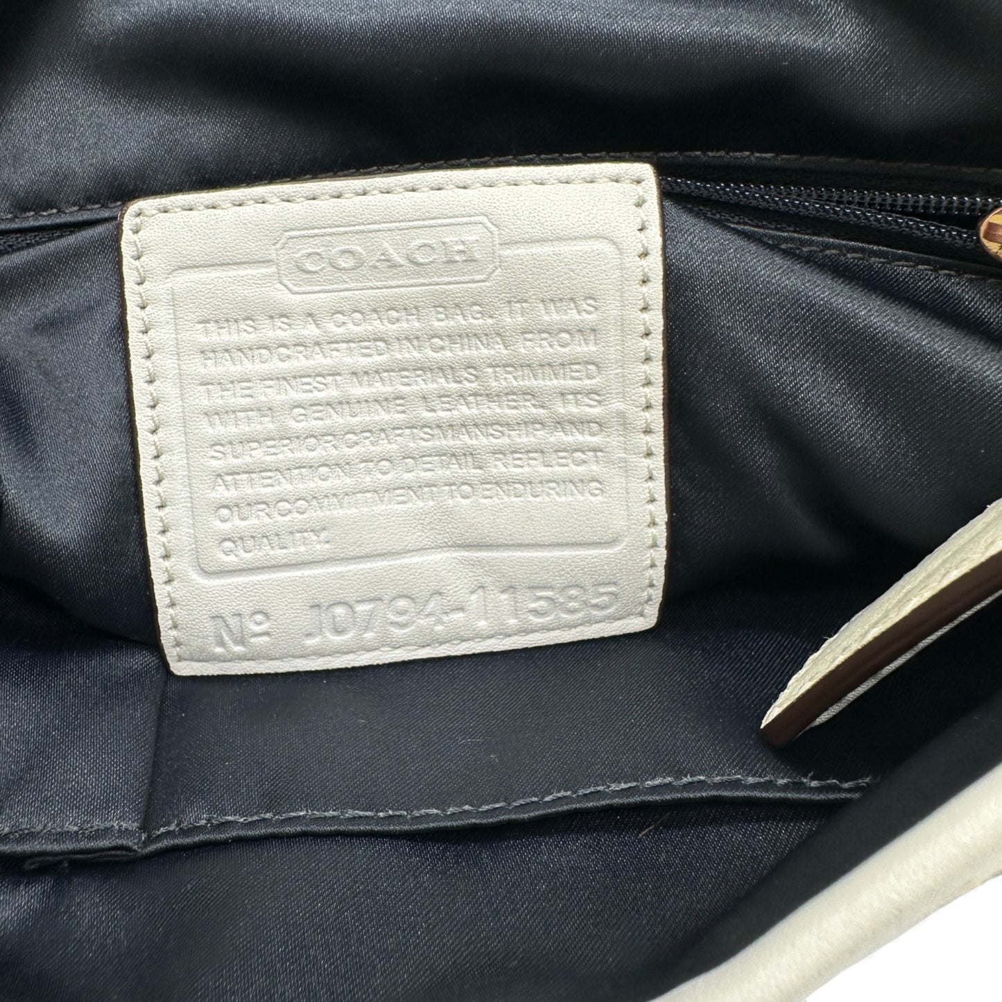 Vintage Coach 11585 Bleecker Buckle Shoulder Bag