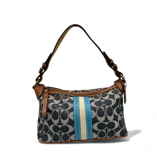 Vintage Coach Sufflette Denim 7041 Shoulder Bag