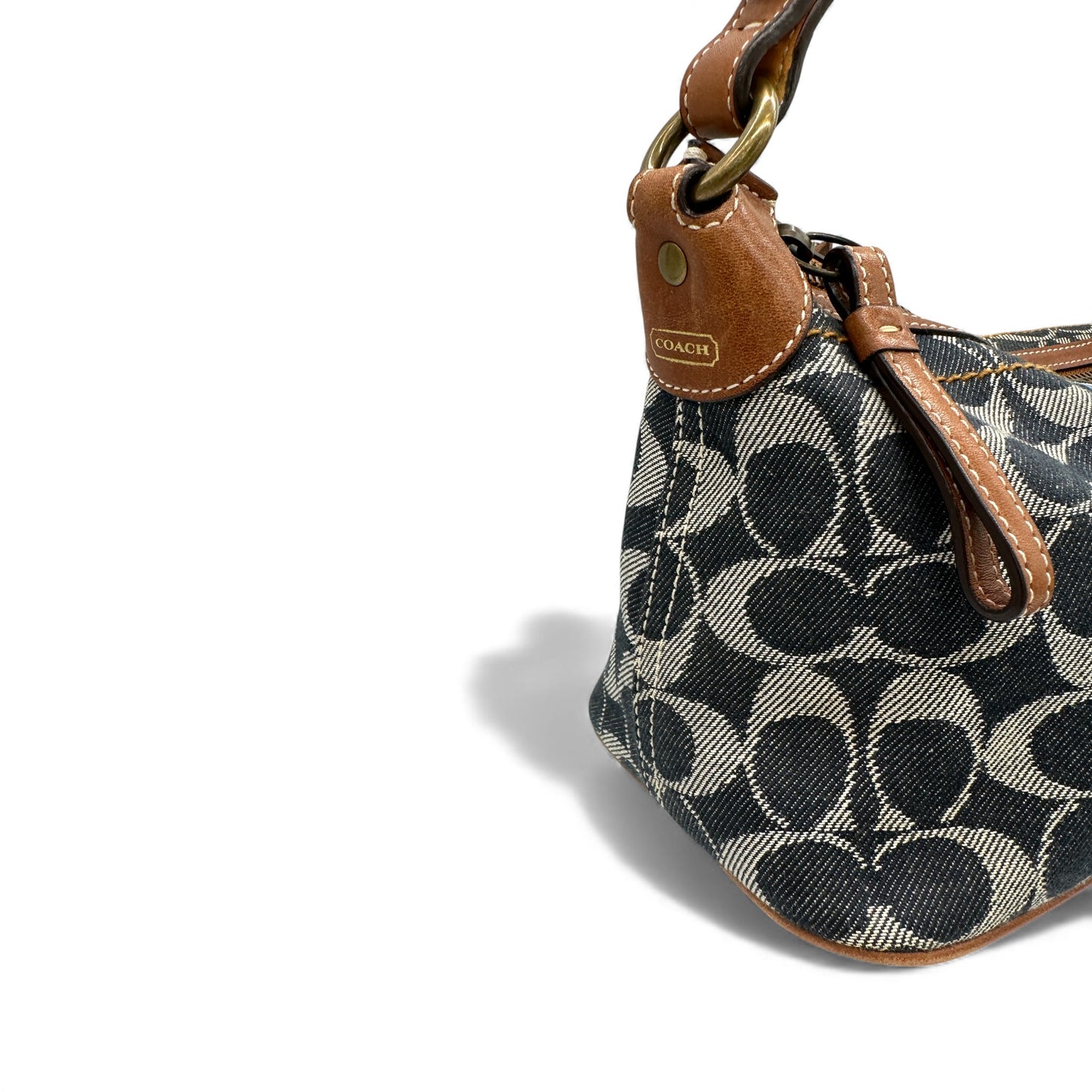 Vintage Coach Sufflette Denim 7041 Shoulder Bag